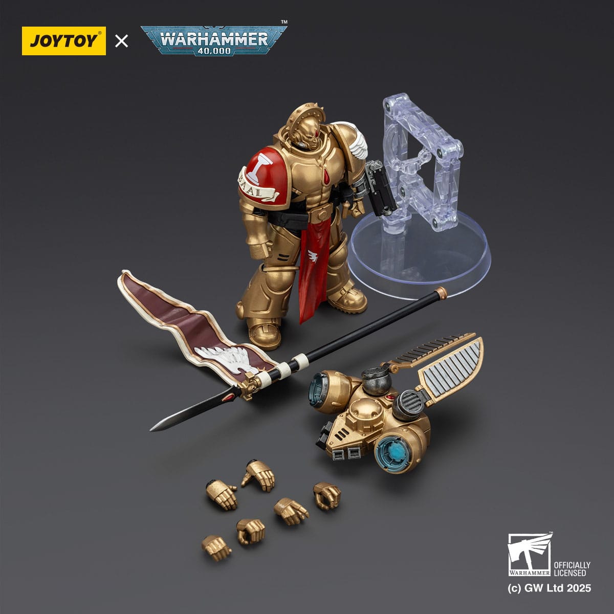 Warhammer 40k: Blood Angels Combat Patrol Sanguinary Guard 3 with Angelus Boltgun and Encarmine Spear-Actionfiguren-JoyToy-Mighty Underground