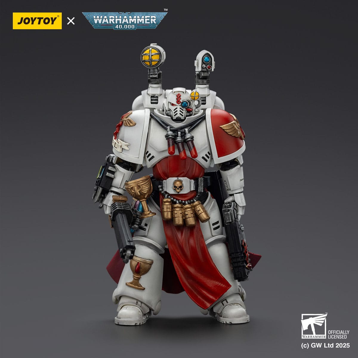 Warhammer 40k: Blood Angels Combat Patrol Sanguinary Priest with Heavy Bolt Pistol Chainsword and Narthecium-Actionfiguren-JoyToy-Mighty Underground