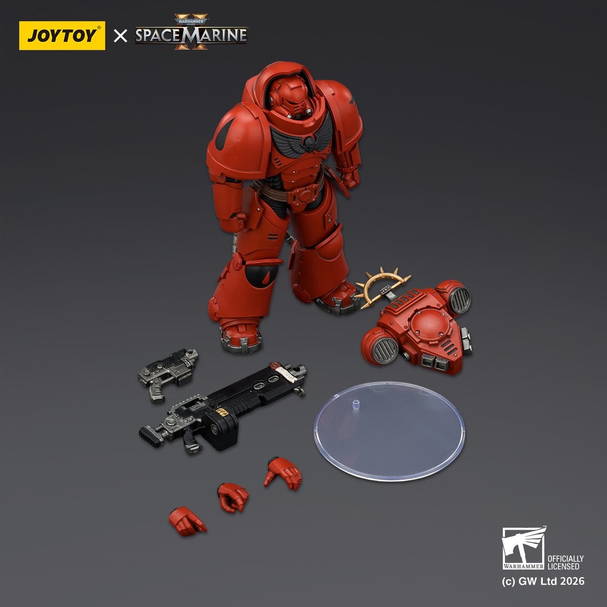 Warhammer 40k: Blood Angels Heavy Intercessor (Game Edition, Spacemarine 2)-Actionfiguren-JoyToy-Mighty Underground