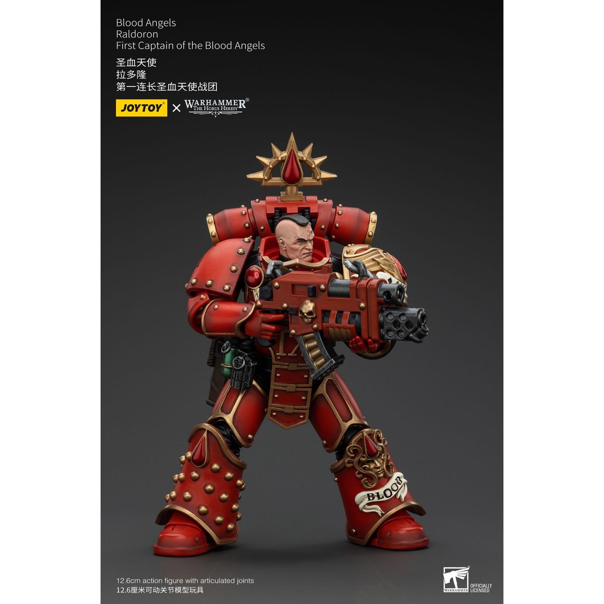 Warhammer 40k: Blood Angels Raldoron First Captain of the Blood Angels (The Horus Heresy)-Actionfiguren-JoyToy-Mighty Underground