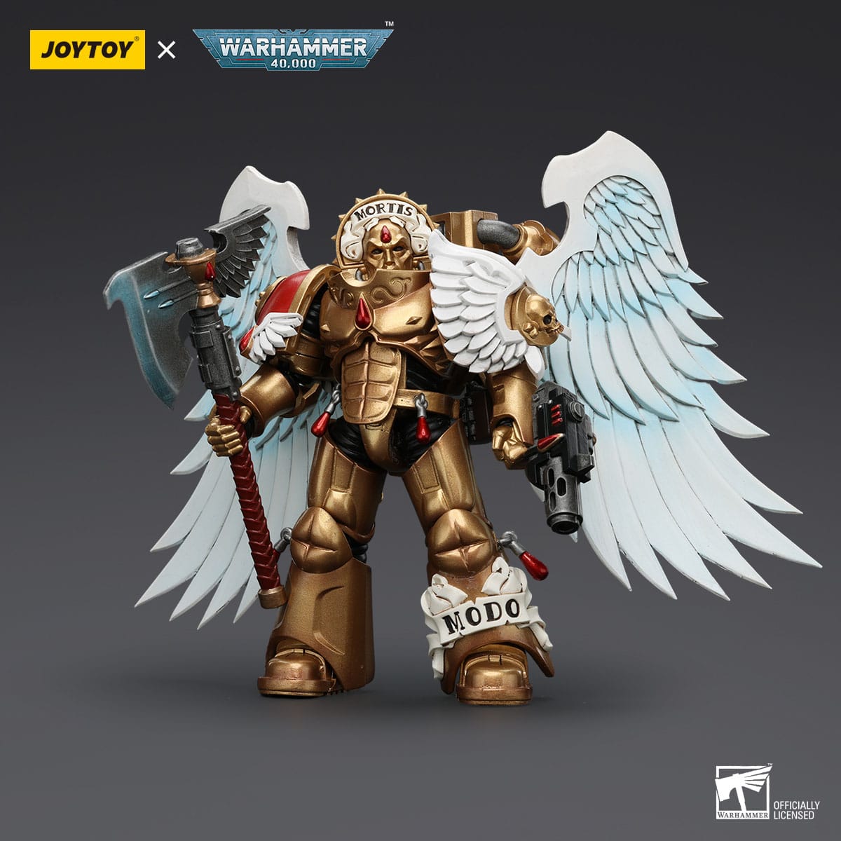 Warhammer 40k: Blood Angels Sanguinary Guard with Encarmine Axe and Inferno Pistol-Actionfiguren-JoyToy-Mighty Underground