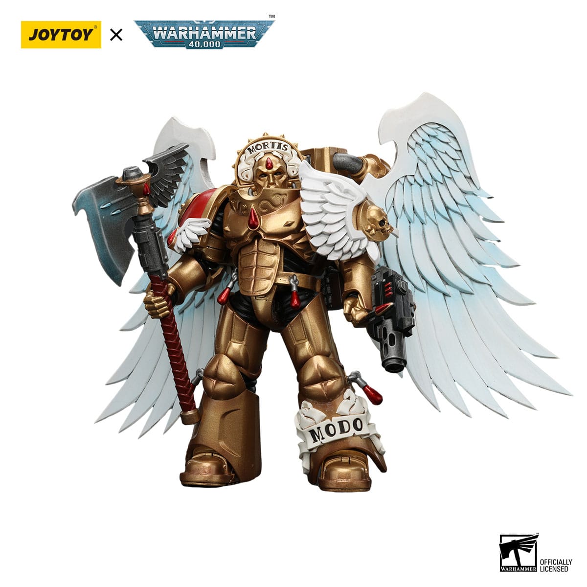 Warhammer 40k: Blood Angels Sanguinary Guard with Encarmine Axe and Inferno Pistol-Actionfiguren-JoyToy-Mighty Underground