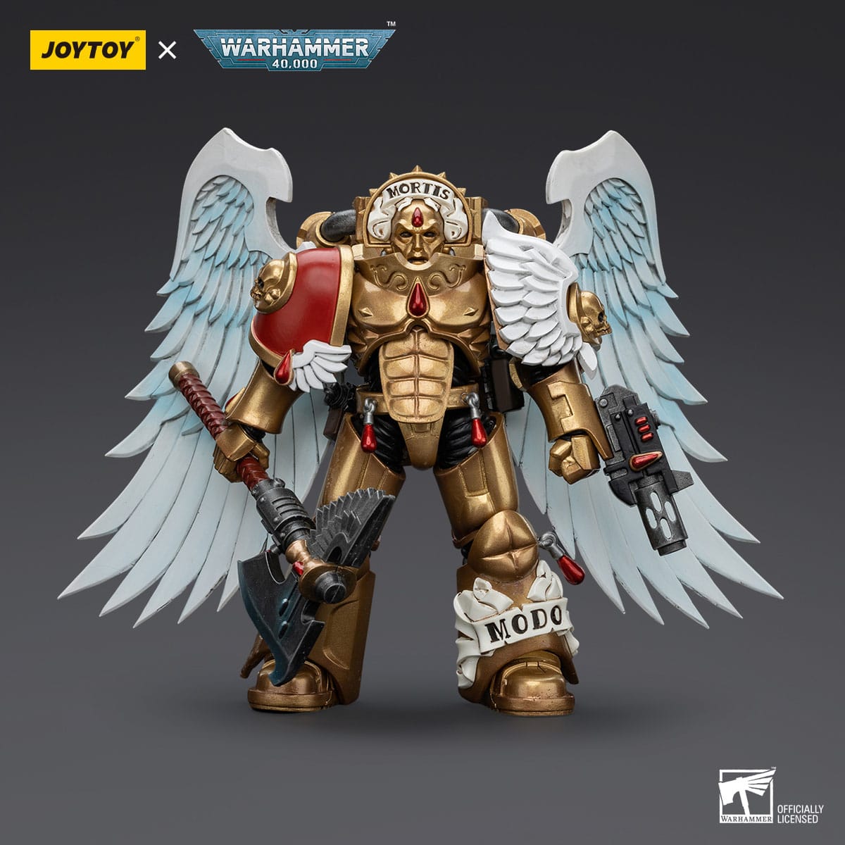 Warhammer 40k: Blood Angels Sanguinary Guard with Encarmine Axe and Inferno Pistol-Actionfiguren-JoyToy-Mighty Underground