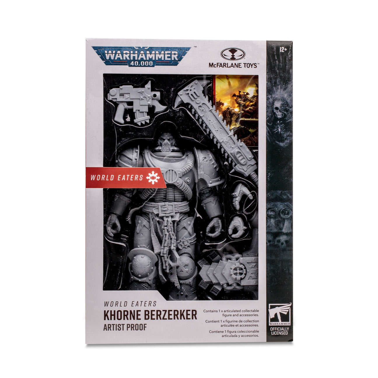 Warhammer 40k: Chaos Space Marines World Eaters Khorne Berzerker (Artist Proof)-Actionfiguren-McFarlane Toys-Mighty Underground