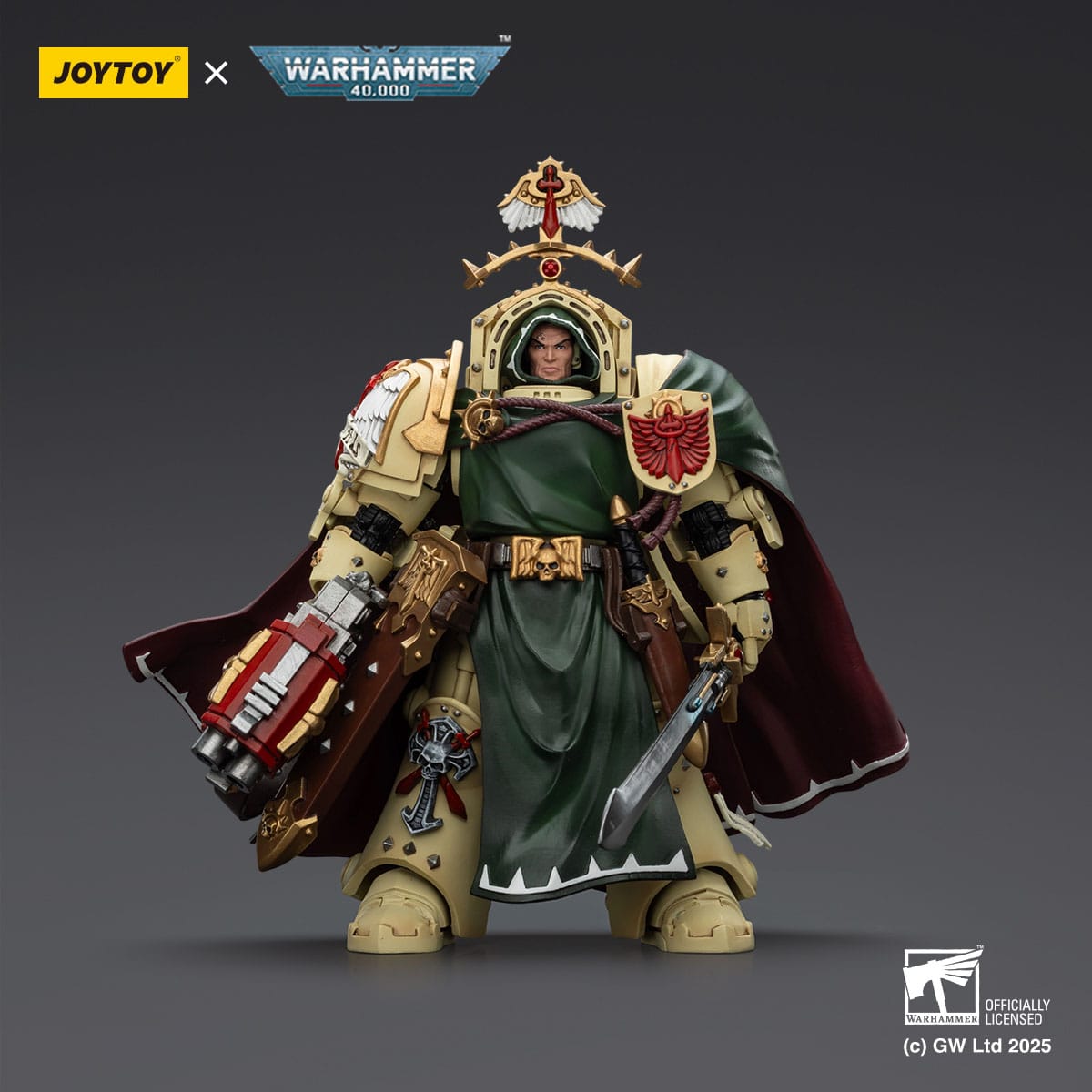 Warhammer 40k: Dark Angels Belial Grand Master of The Deathwing With the Sword of Silence and Storm Bolter-Actionfiguren-JoyToy-Mighty Underground