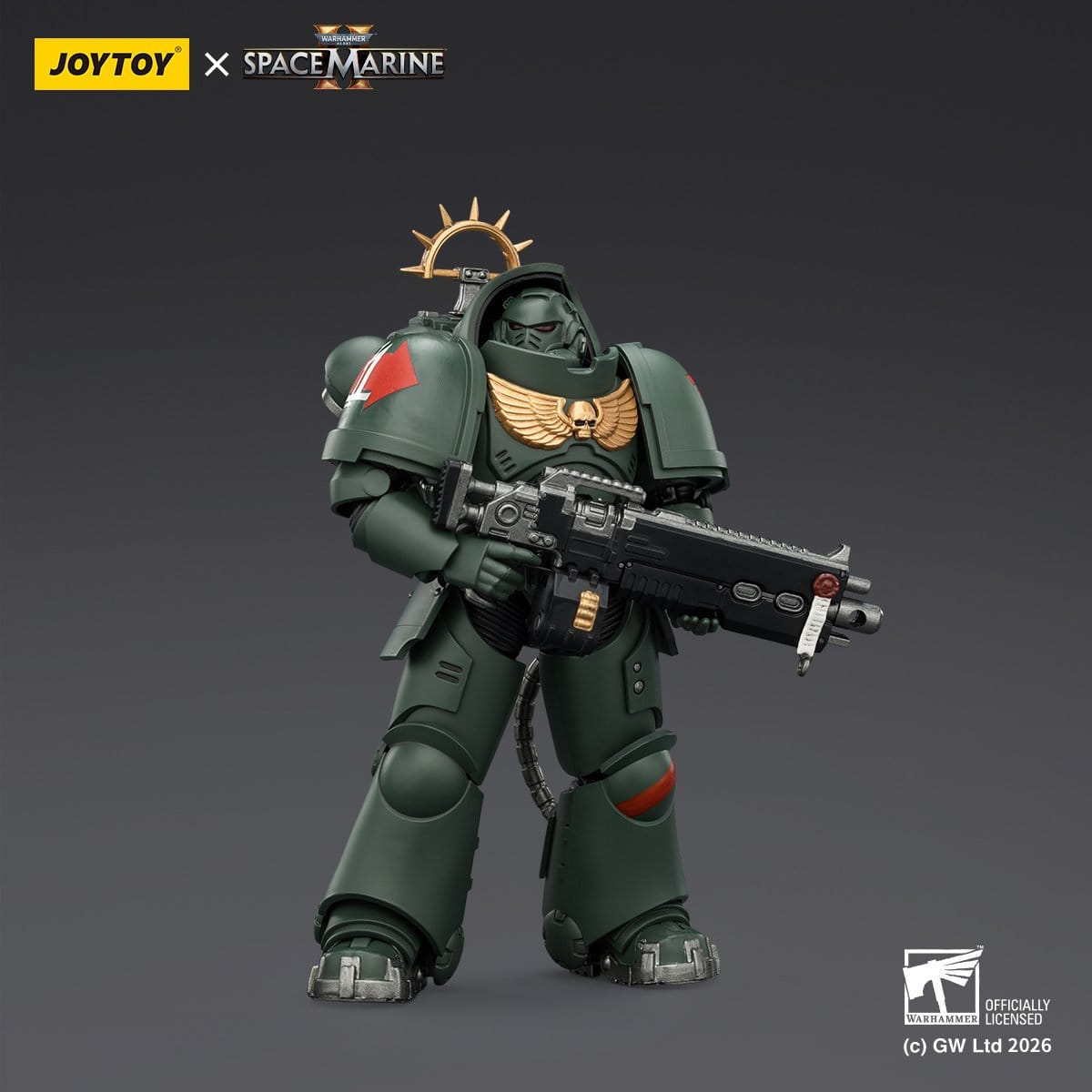 Warhammer 40k: Dark Angels Heavy Intercessor (Game Edition, Spacemarine 2)-Actionfiguren-JoyToy-Mighty Underground