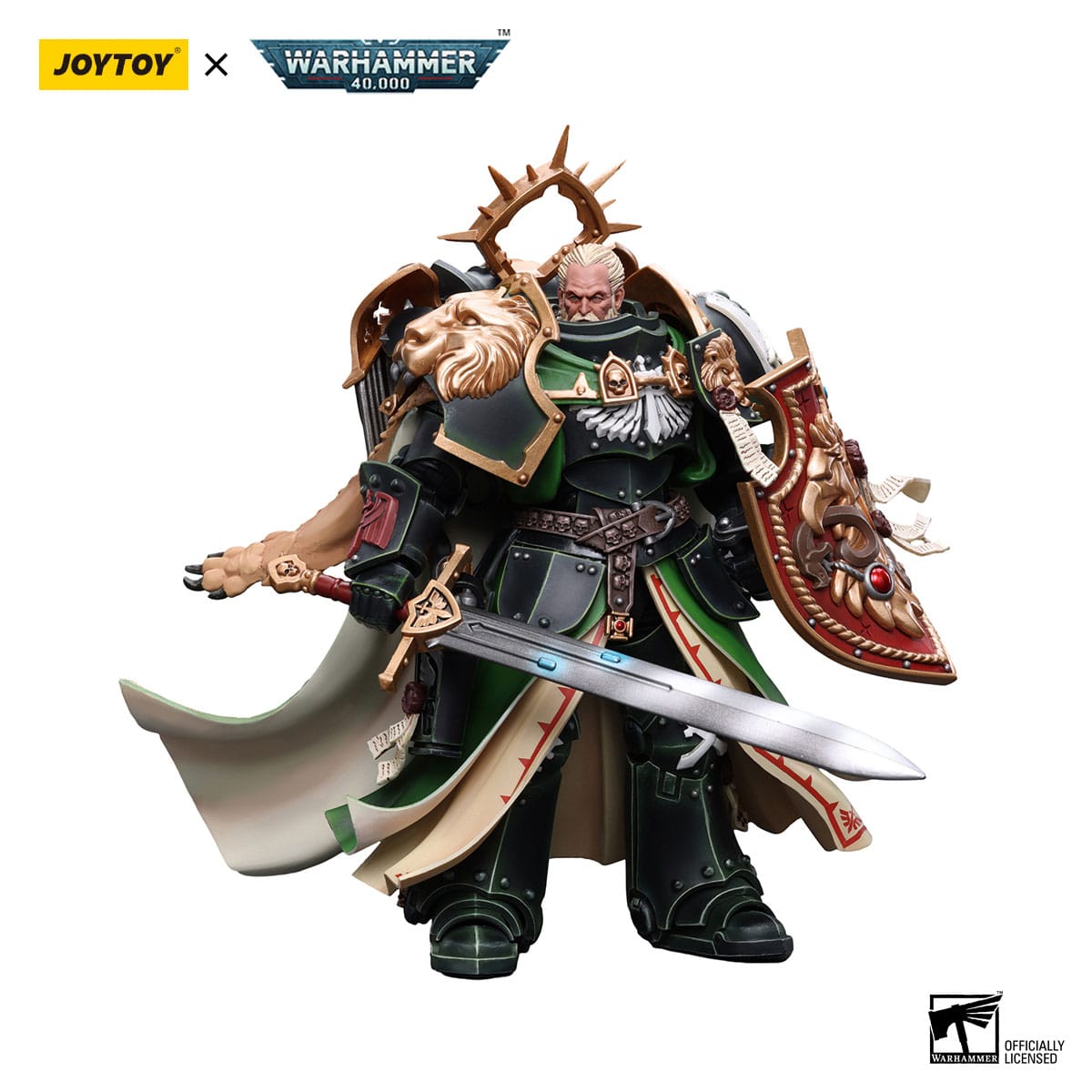 Warhammer 40k: Dark Angels Primarch Lion El' Jonson-Actionfiguren-JoyToy-Mighty Underground