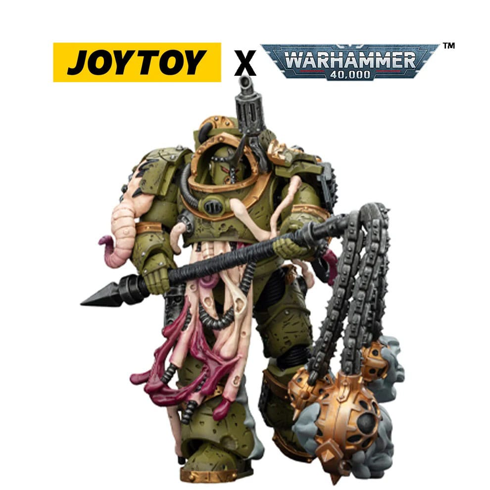Warhammer 40k: Death Guard Blightlord Terminator 2 with Flail of Corruption-Actionfiguren-JoyToy-Mighty Underground