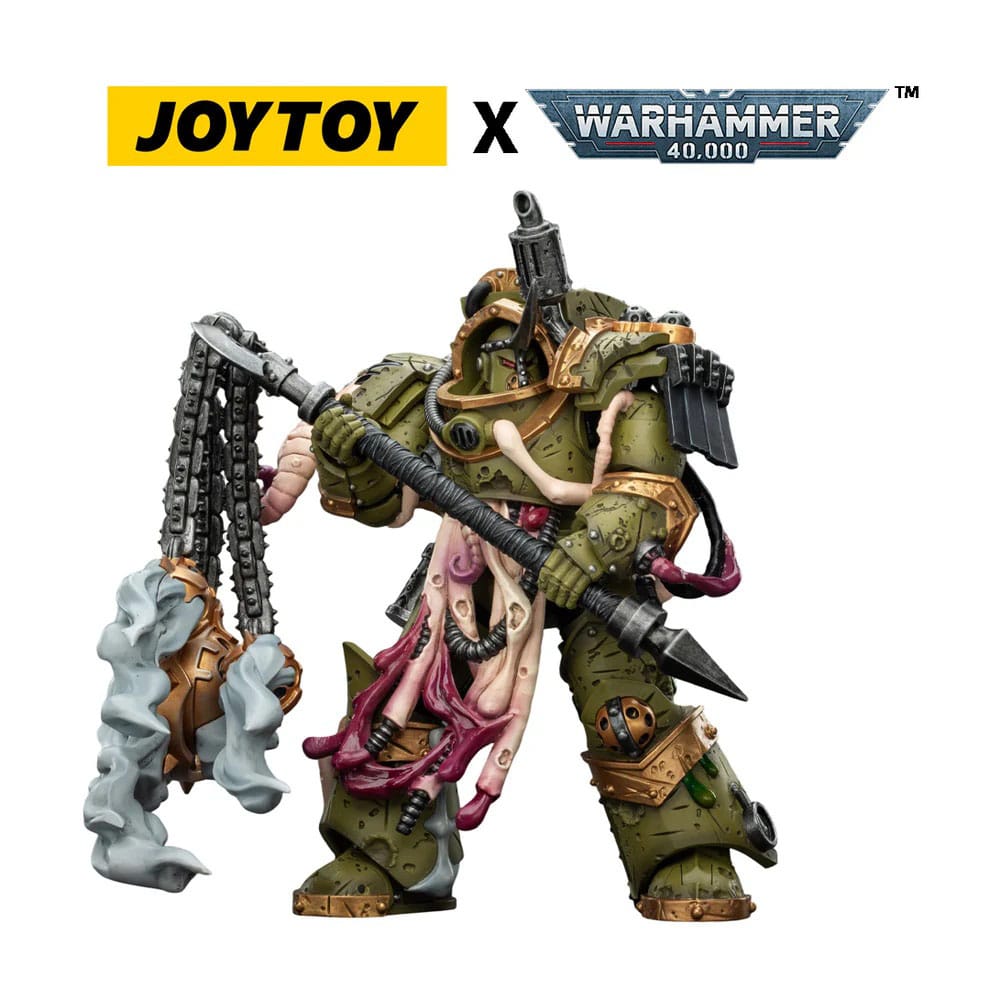 Warhammer 40k: Death Guard Blightlord Terminator 2 with Flail of Corruption-Actionfiguren-JoyToy-Mighty Underground