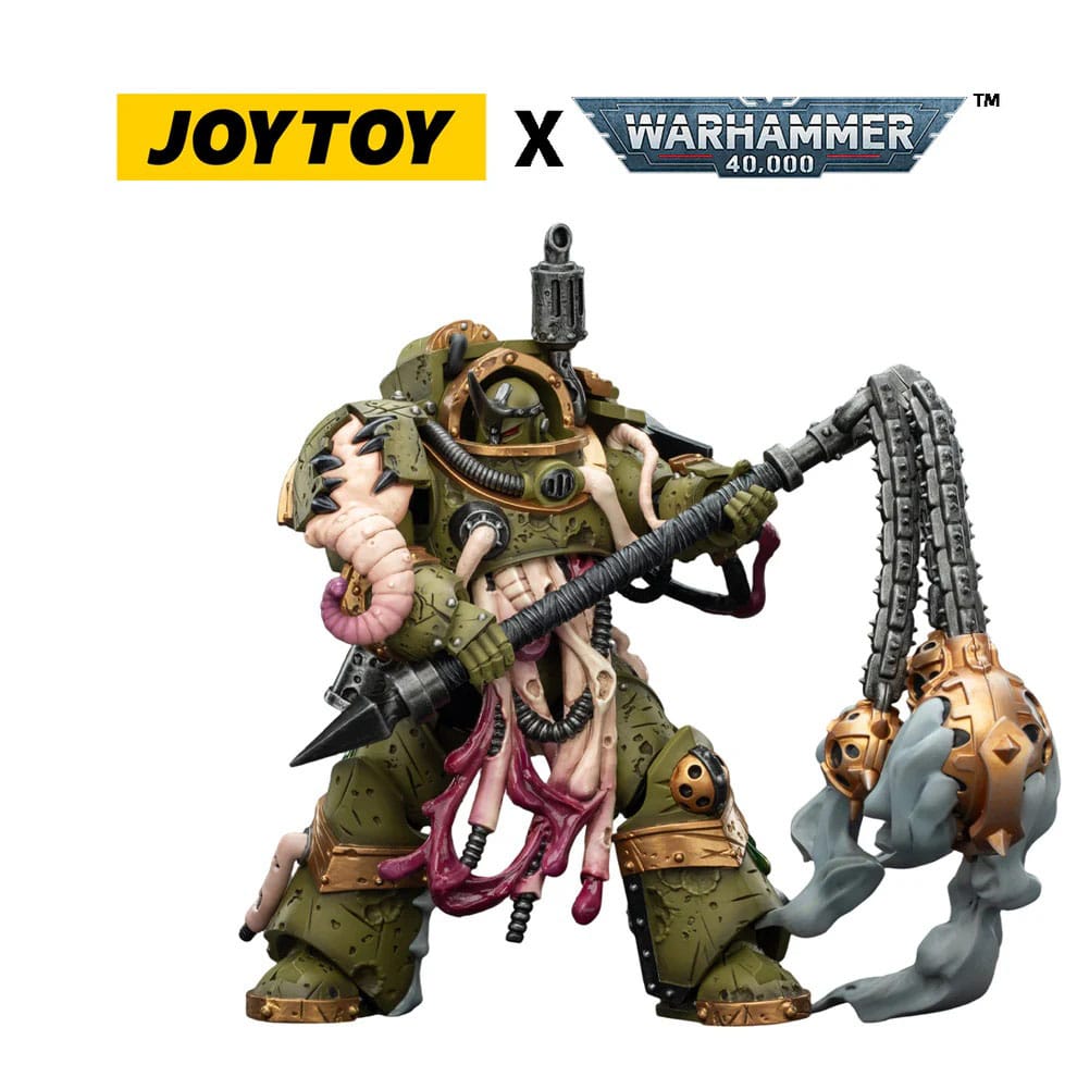 Warhammer 40k: Death Guard Blightlord Terminator 2 with Flail of Corruption-Actionfiguren-JoyToy-Mighty Underground