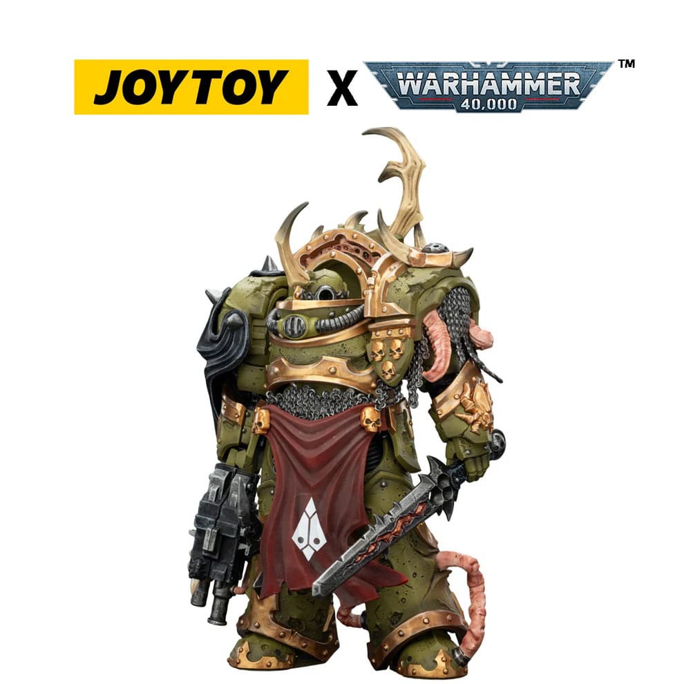 Warhammer 40k: Death Guard Blightlord Terminator 3 with Combi-bolter and Bubotic Blade-Actionfiguren-JoyToy-Mighty Underground
