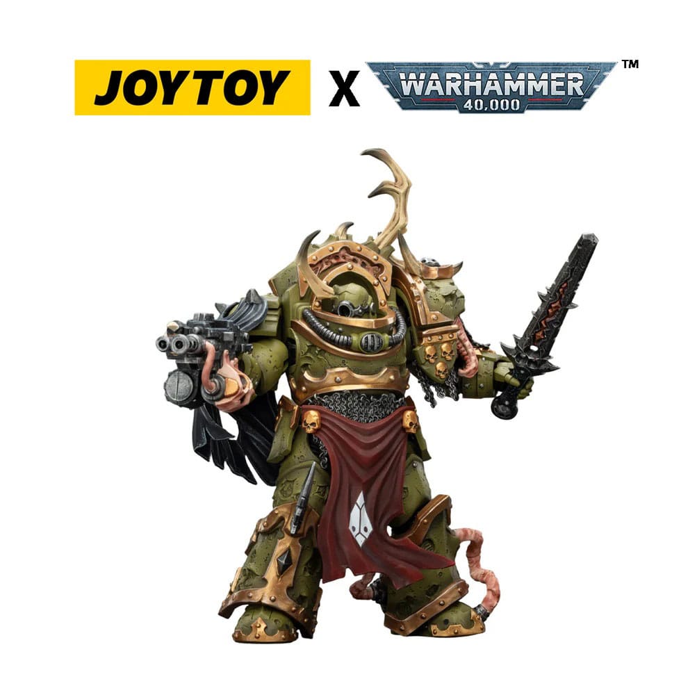 Warhammer 40k: Death Guard Blightlord Terminator 3 with Combi-bolter and Bubotic Blade-Actionfiguren-JoyToy-Mighty Underground