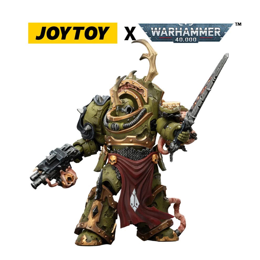 Warhammer 40k: Death Guard Blightlord Terminator 3 with Combi-bolter and Bubotic Blade-Actionfiguren-JoyToy-Mighty Underground