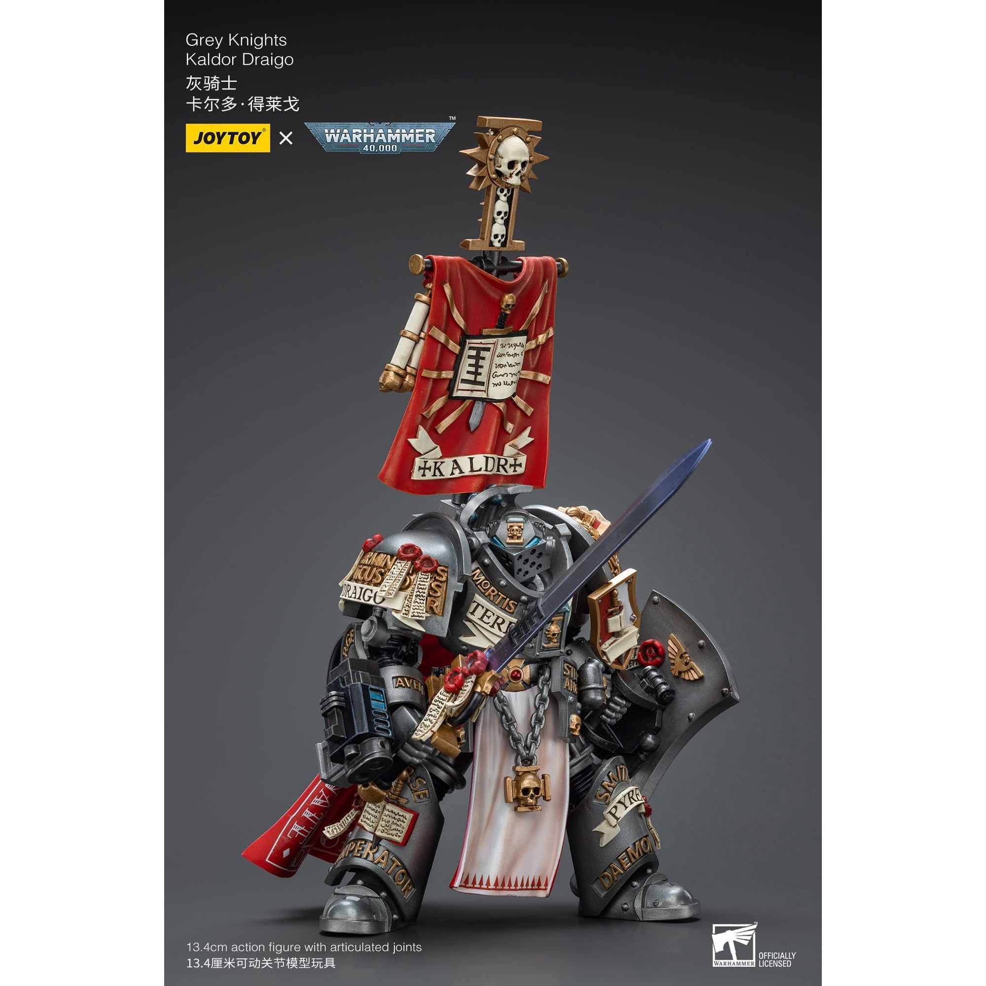 Warhammer 40k: Grey Knights Kaldor Draigo - 14 cm-Actionfiguren-JoyToy-Mighty Underground