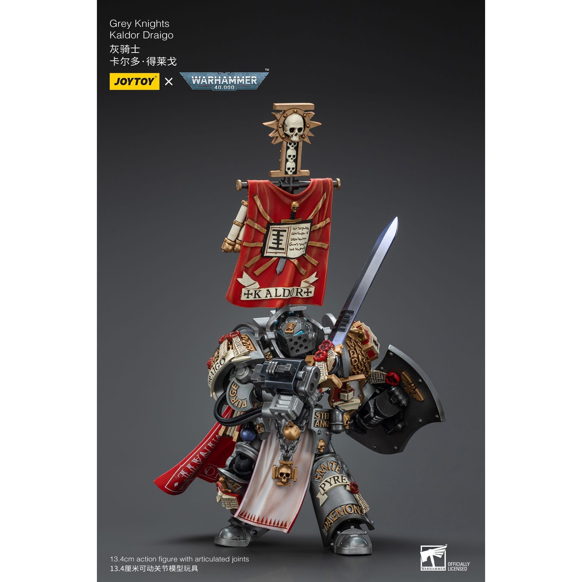 Warhammer 40k: Grey Knights Kaldor Draigo - 14 cm-Actionfiguren-JoyToy-Mighty Underground