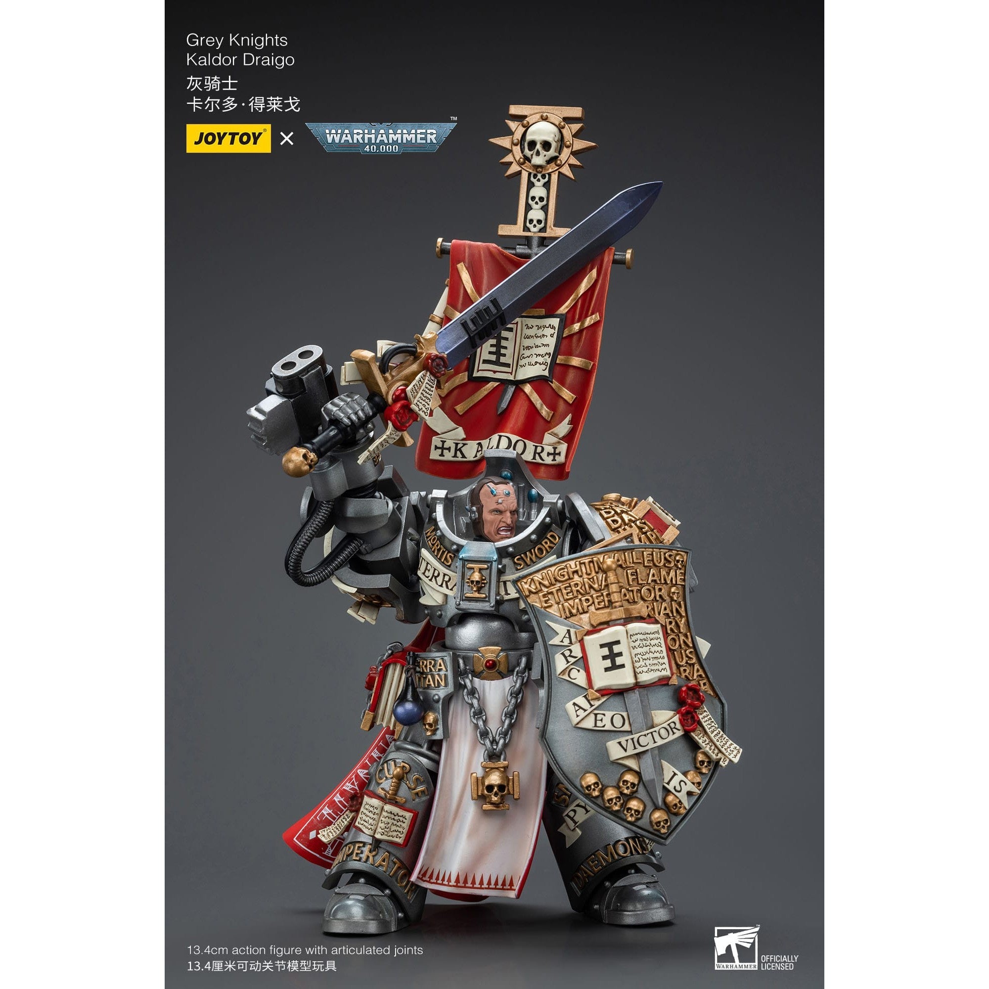Warhammer 40k: Grey Knights Kaldor Draigo - 14 cm-Actionfiguren-JoyToy-Mighty Underground