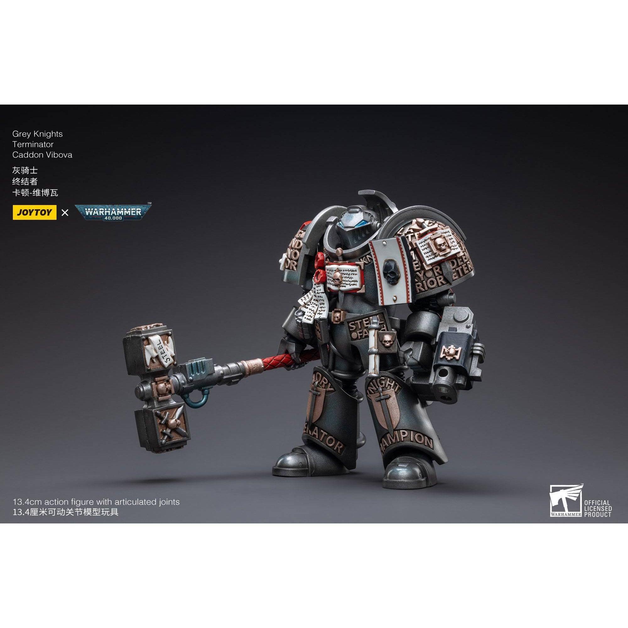 Warhammer 40k: Grey Knights Terminator Caddon Vibova - 13 cm-Actionfiguren-JoyToy-Mighty Underground