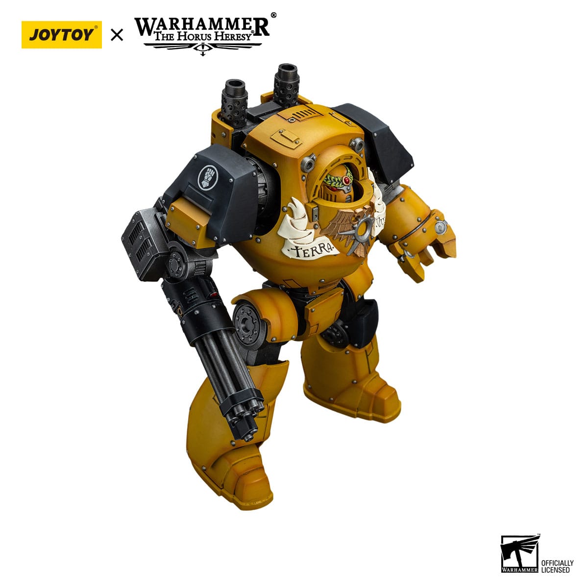 Warhammer 40k: Imperial Fists Contemptor Dreadnought - 12 cm (The Horus Heresy)-Actionfiguren-JoyToy-Mighty Underground