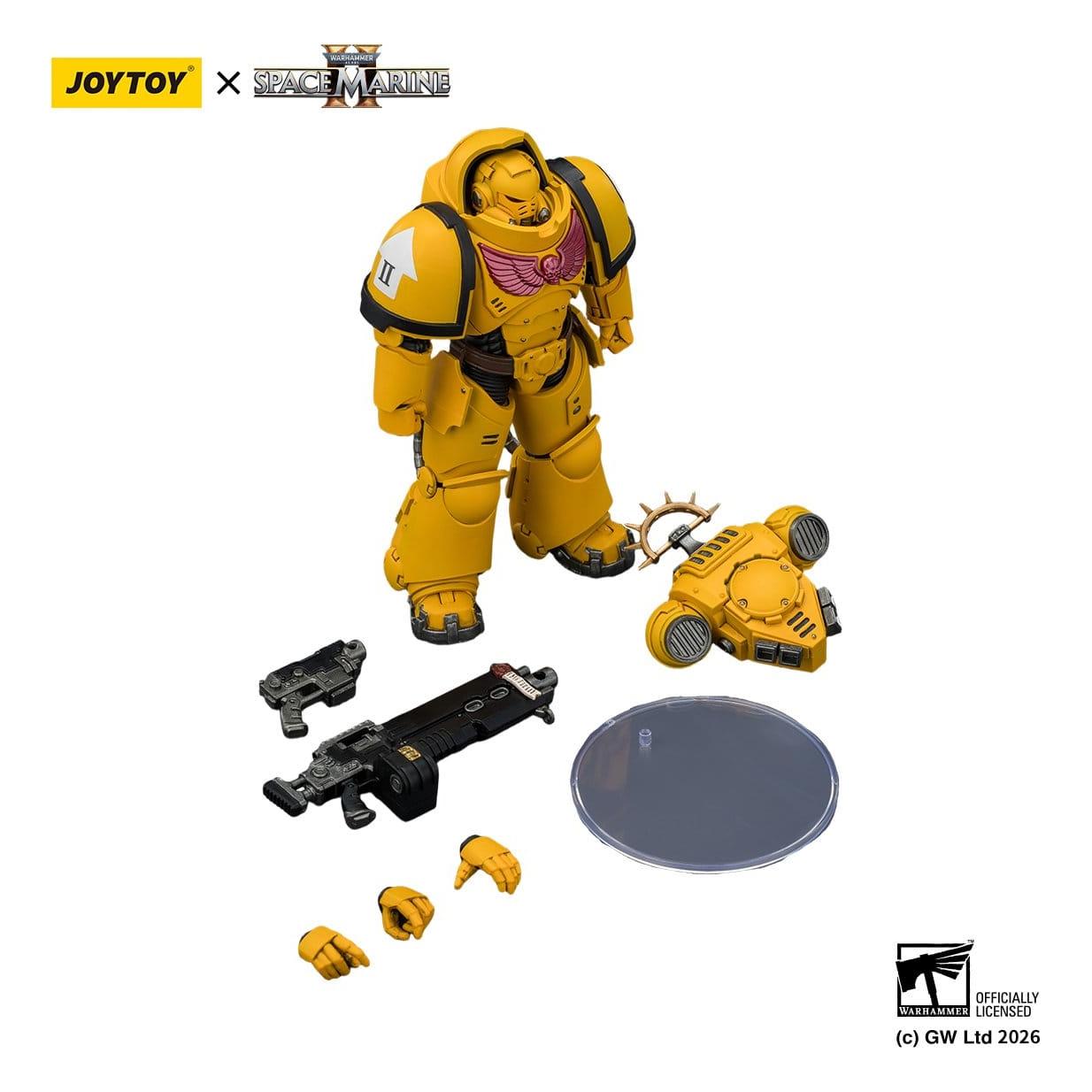 Warhammer 40k: Imperial Fists Heavy Intercessor (Game Edition, Spacemarine 2)-Actionfiguren-JoyToy-Mighty Underground