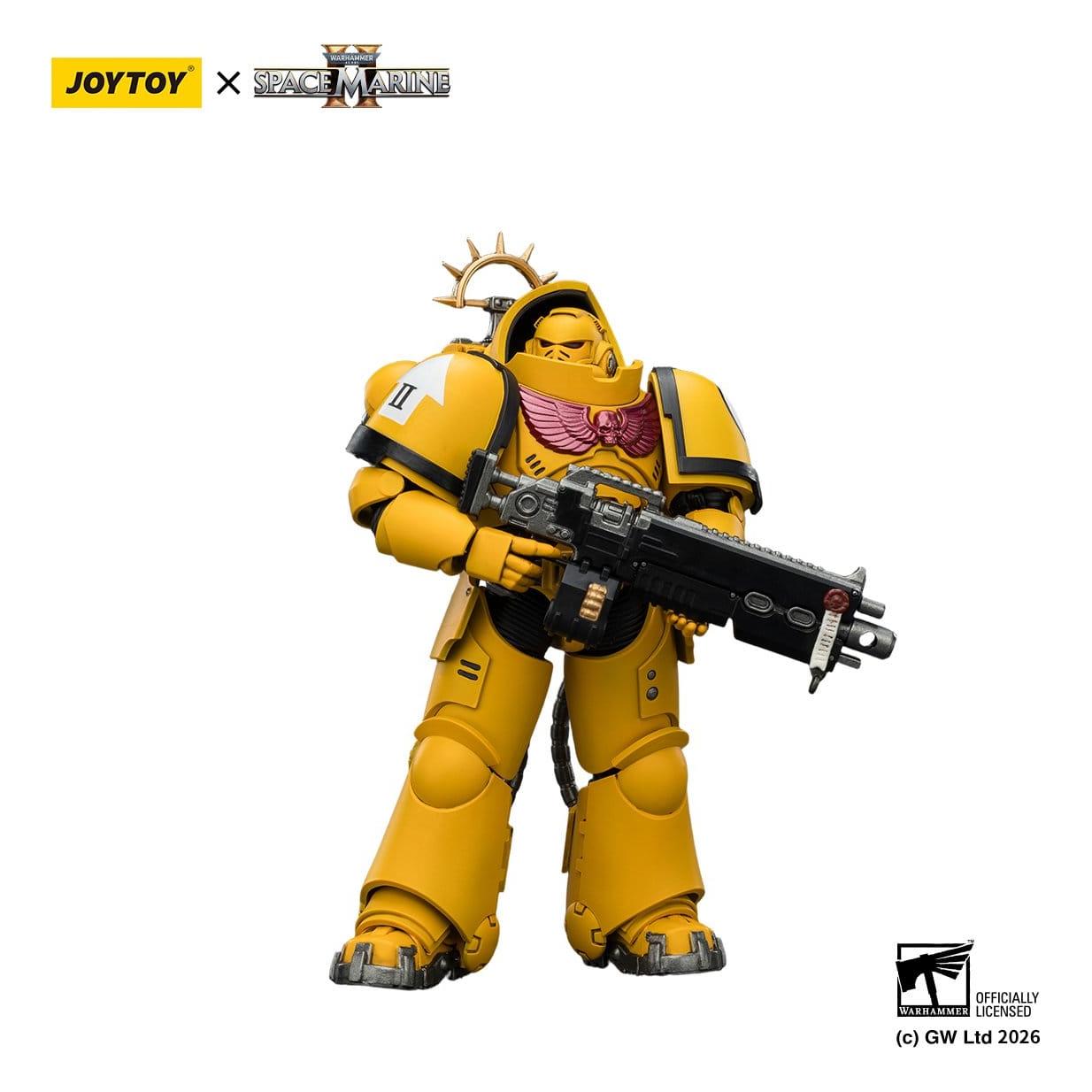 Warhammer 40k: Imperial Fists Heavy Intercessor (Game Edition, Spacemarine 2)-Actionfiguren-JoyToy-Mighty Underground