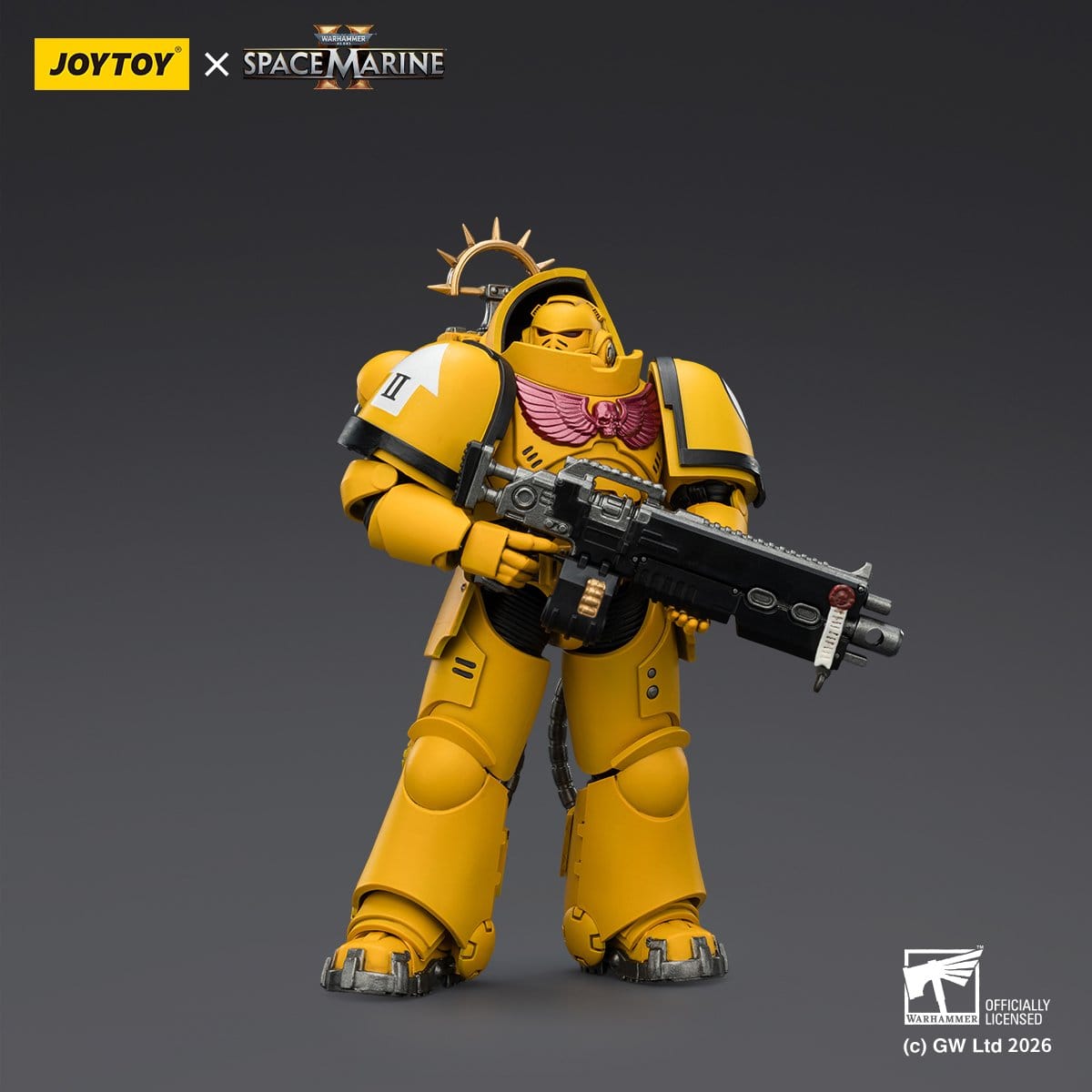 Warhammer 40k: Imperial Fists Heavy Intercessor (Game Edition, Spacemarine 2)-Actionfiguren-JoyToy-Mighty Underground