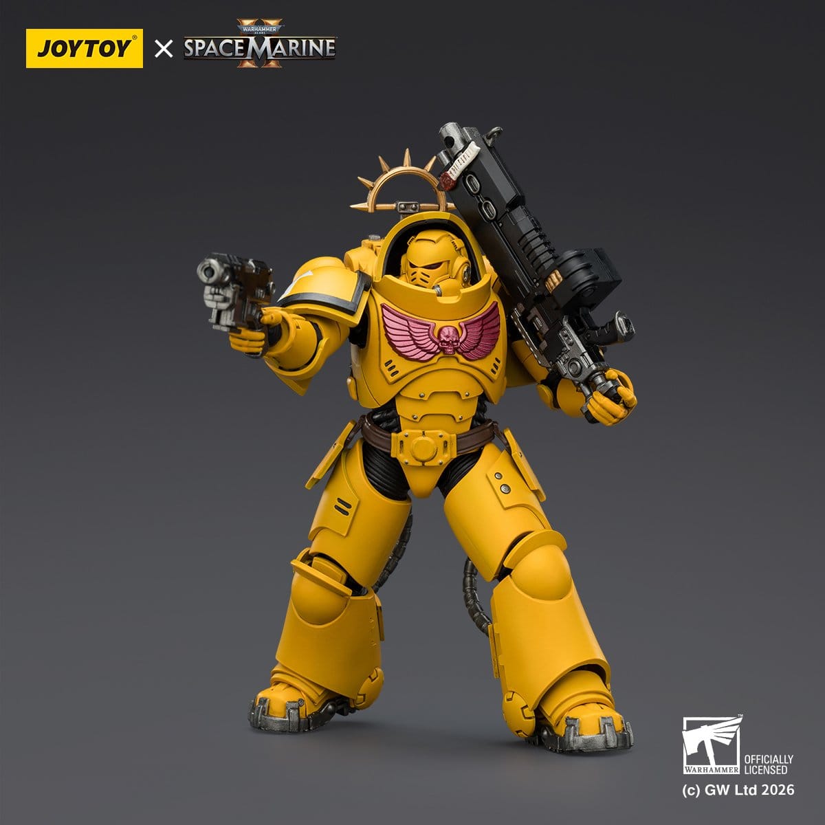 Warhammer 40k: Imperial Fists Heavy Intercessor (Game Edition, Spacemarine 2)-Actionfiguren-JoyToy-Mighty Underground