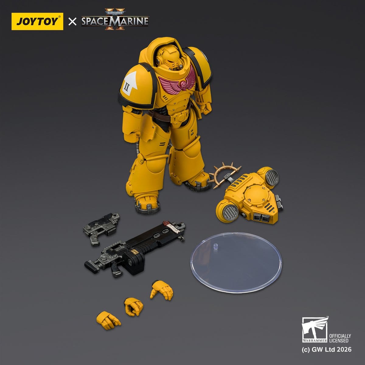Warhammer 40k: Imperial Fists Heavy Intercessor (Game Edition, Spacemarine 2)-Actionfiguren-JoyToy-Mighty Underground