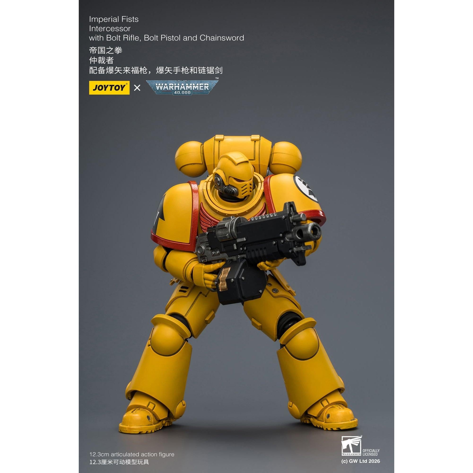 Warhammer 40k: Imperial Fists Intercessor-Actionfiguren-JoyToy-Mighty Underground