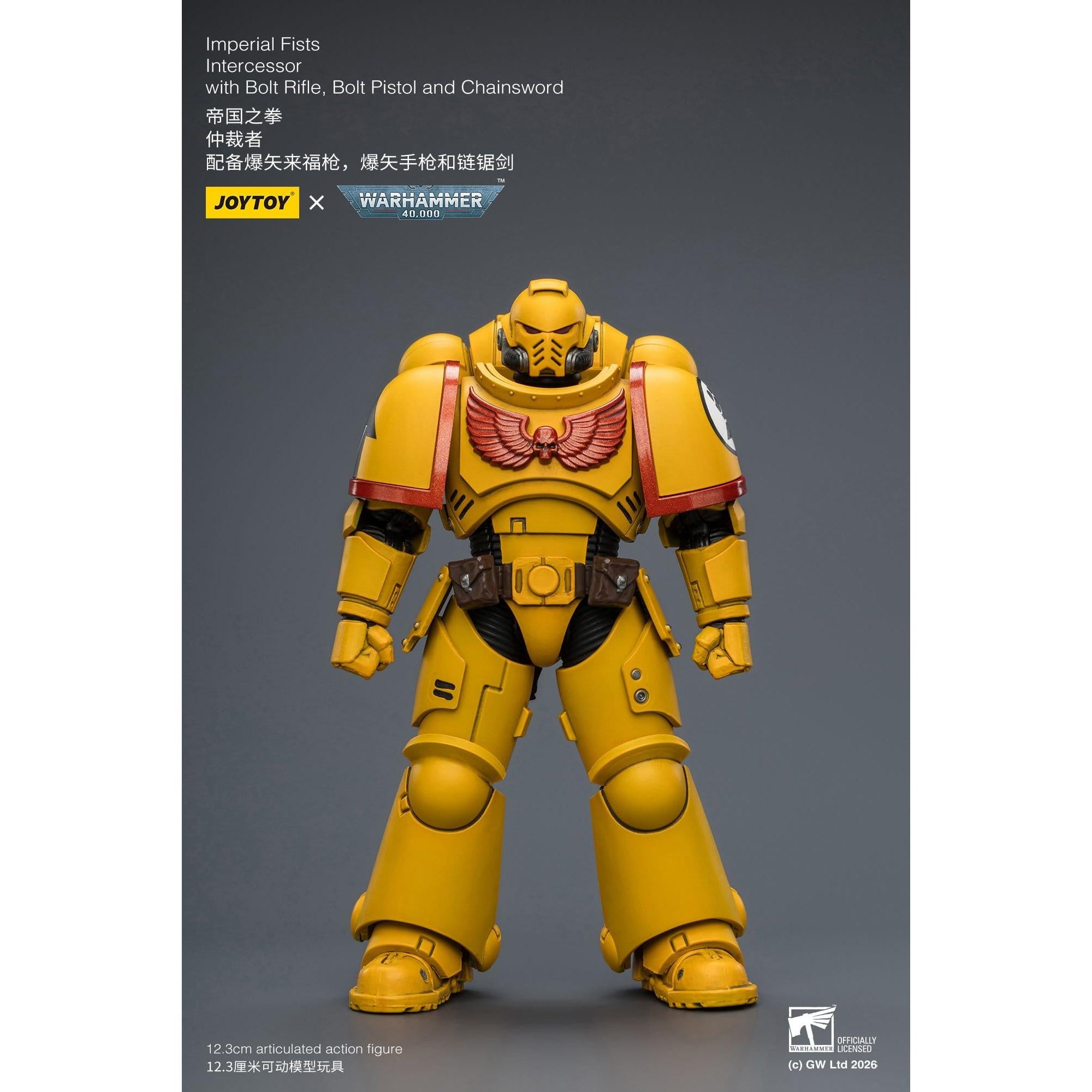 Warhammer 40k: Imperial Fists Intercessor-Actionfiguren-JoyToy-Mighty Underground