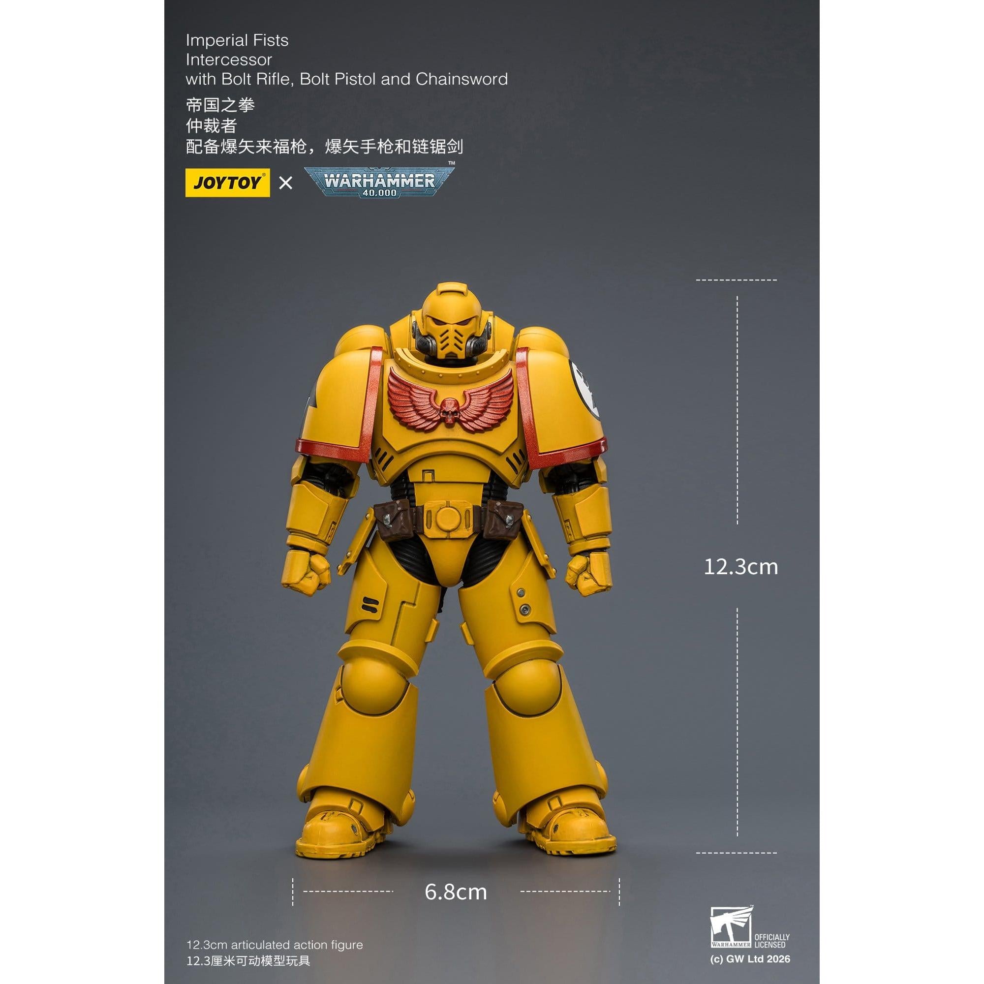 Warhammer 40k: Imperial Fists Intercessor-Actionfiguren-JoyToy-Mighty Underground