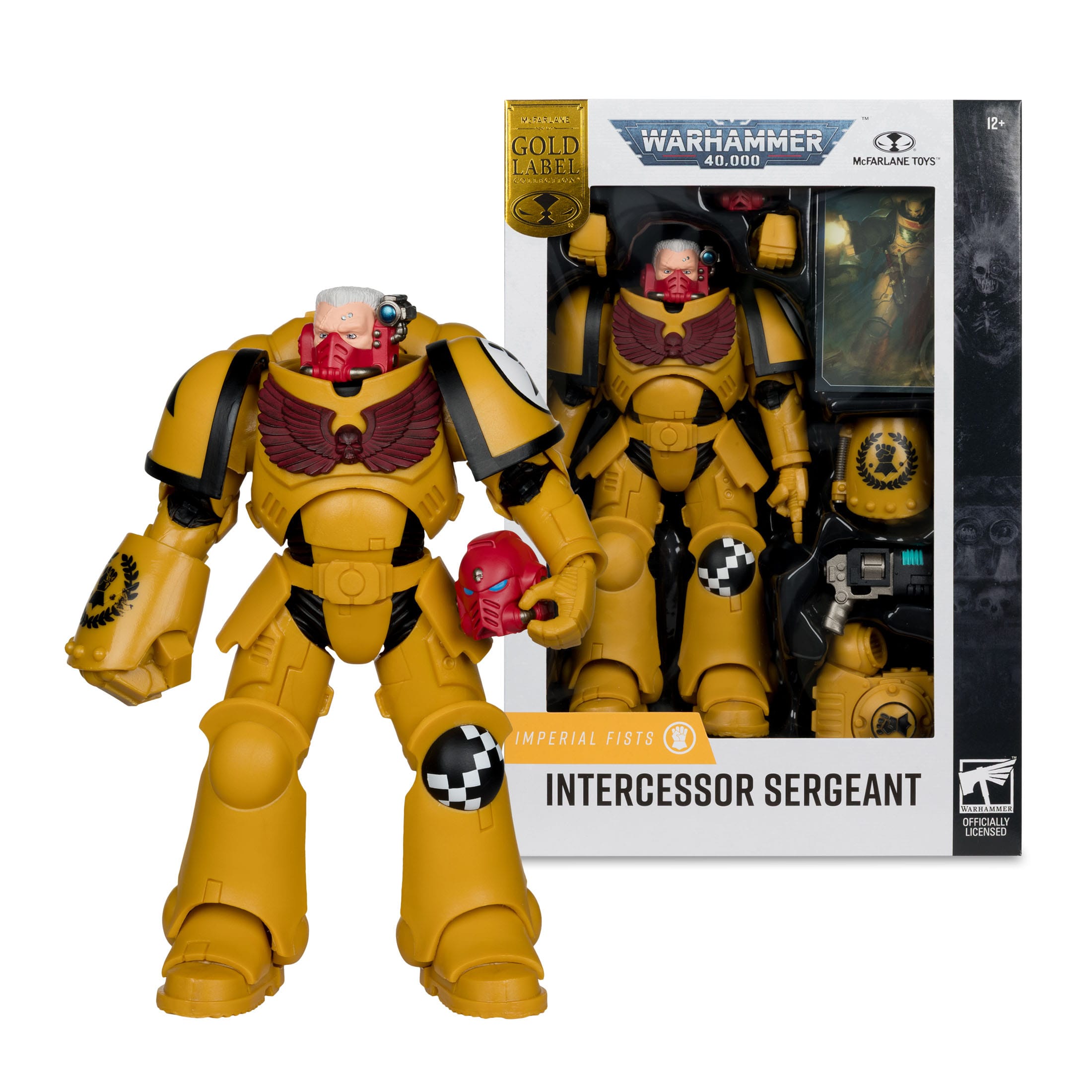 Warhammer 40k: Imperial Fists Intercessor Sergeant-Actionfiguren-McFarlane Toys-Mighty Underground