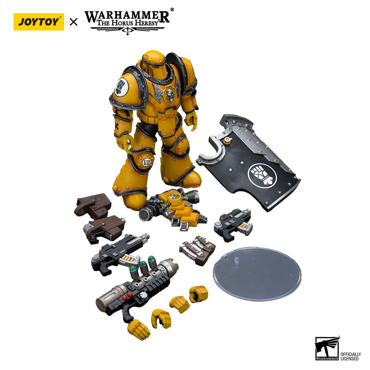 Warhammer 40k: Imperial Fists Legion MkIII Breacher Squad Legion Breacher with Graviton Gun - 12 cm (The Horus Heresy)-Actionfiguren-JoyToy-Mighty Underground