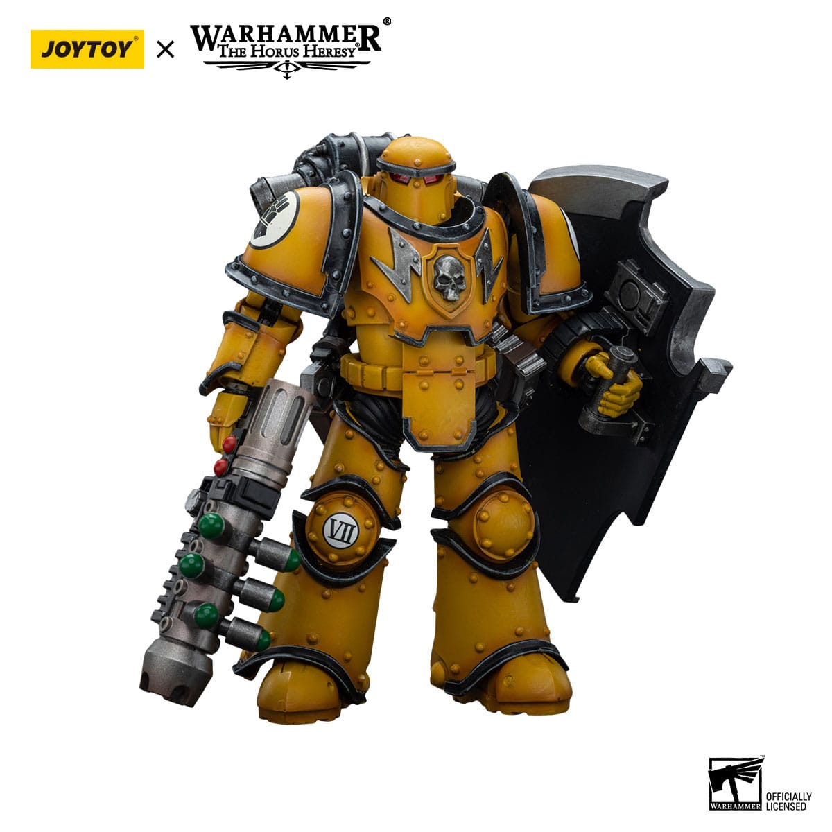 Warhammer 40k: Imperial Fists Legion MkIII Breacher Squad Legion Breacher with Graviton Gun - 12 cm (The Horus Heresy)-Actionfiguren-JoyToy-Mighty Underground