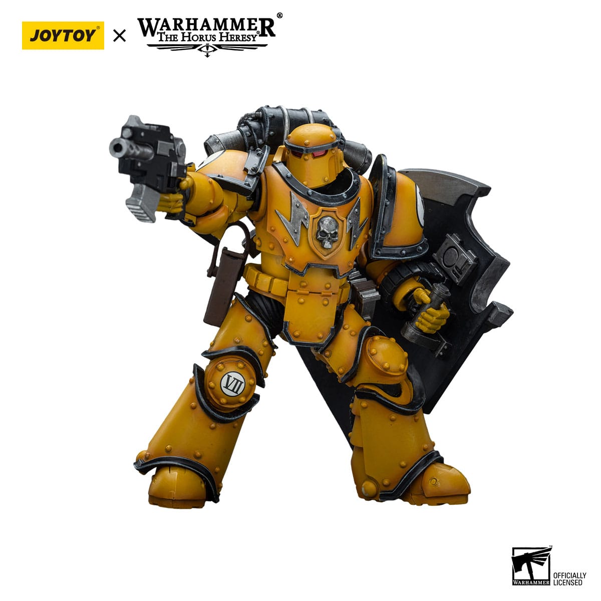 Warhammer 40k: Imperial Fists Legion MkIII Breacher Squad Legion Breacher with Graviton Gun - 12 cm (The Horus Heresy)-Actionfiguren-JoyToy-Mighty Underground