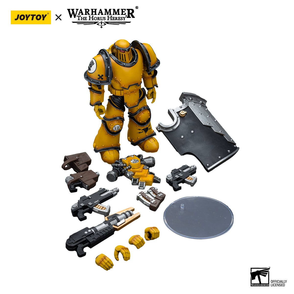 Warhammer 40k: Imperial Fists Legion MkIII Breacher Squad Legion Breacher with Lascutter - 12 cm (The Horus Heresy)-Actionfiguren-JoyToy-Mighty Underground