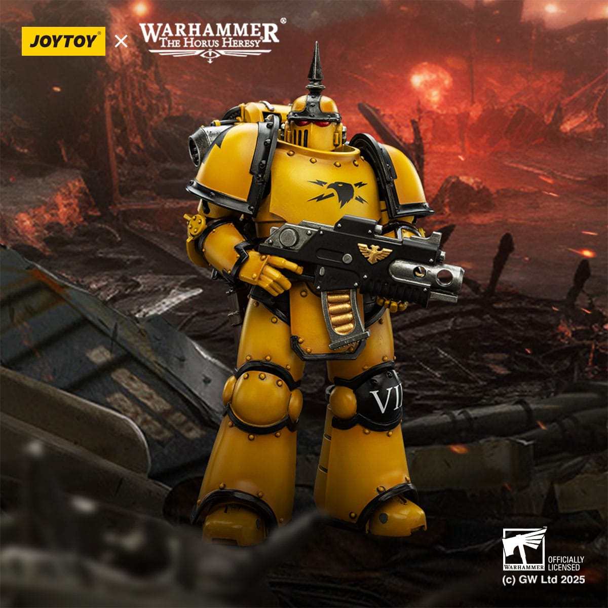 Warhammer 40k: Imperial Fists MK lll Tactical Legionary (The Horus Heresy)-Actionfiguren-JoyToy-Mighty Underground