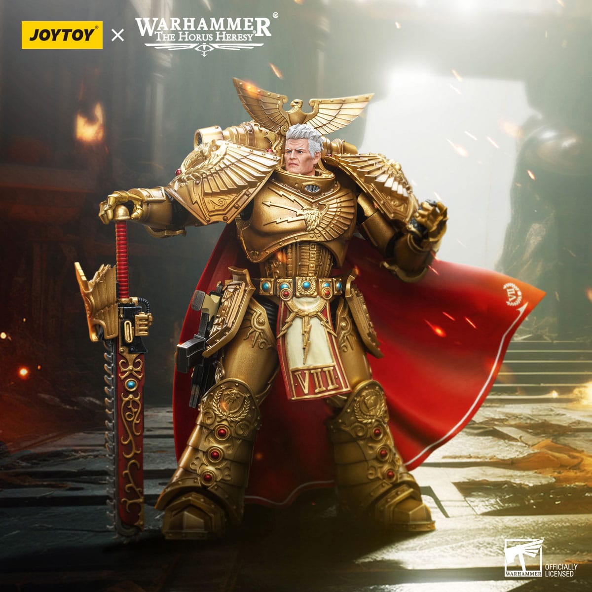 Warhammer 40k: Imperial Fists Rogal Dorn, Primarch of the Vllth Legion (The Horus Heresy)-Actionfiguren-JoyToy-Mighty Underground