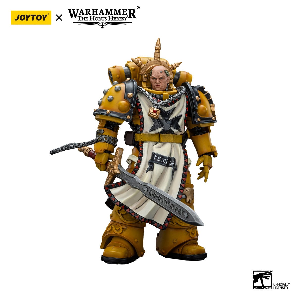 Warhammer 40k: Imperial Fists Sigismund, First Captain of the Imperial Fists (The Horus Heresy)-Actionfiguren-JoyToy-Mighty Underground