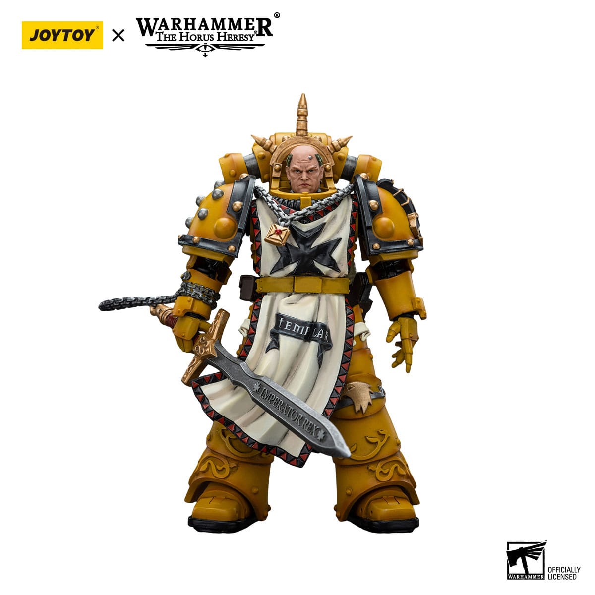 Warhammer 40k: Imperial Fists Sigismund, First Captain of the Imperial Fists (The Horus Heresy)-Actionfiguren-JoyToy-Mighty Underground
