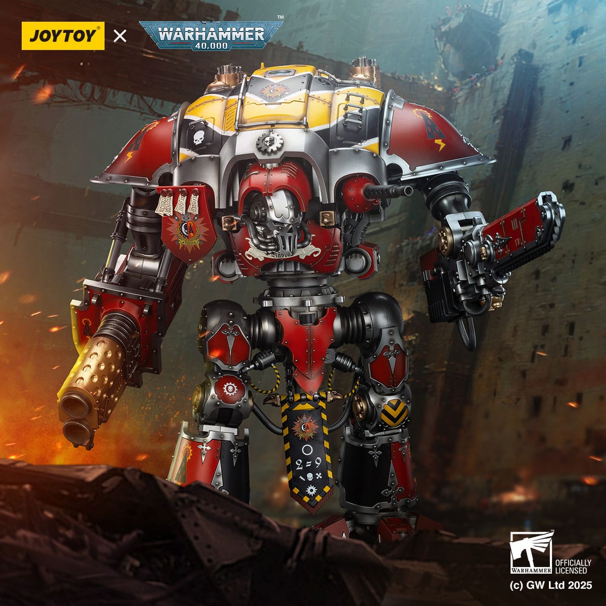 Warhammer 40k: Imperial Knights House Raven Knight Errant-Actionfiguren-JoyToy-Mighty Underground