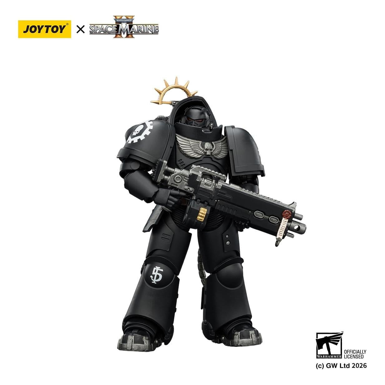 Warhammer 40k: Iron Hands Heavy Intercessor (Game Edition, Spacemarine 2)-Actionfiguren-JoyToy-Mighty Underground