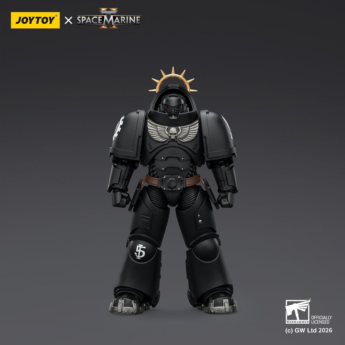 Warhammer 40k: Iron Hands Heavy Intercessor (Game Edition, Spacemarine 2)-Actionfiguren-JoyToy-Mighty Underground