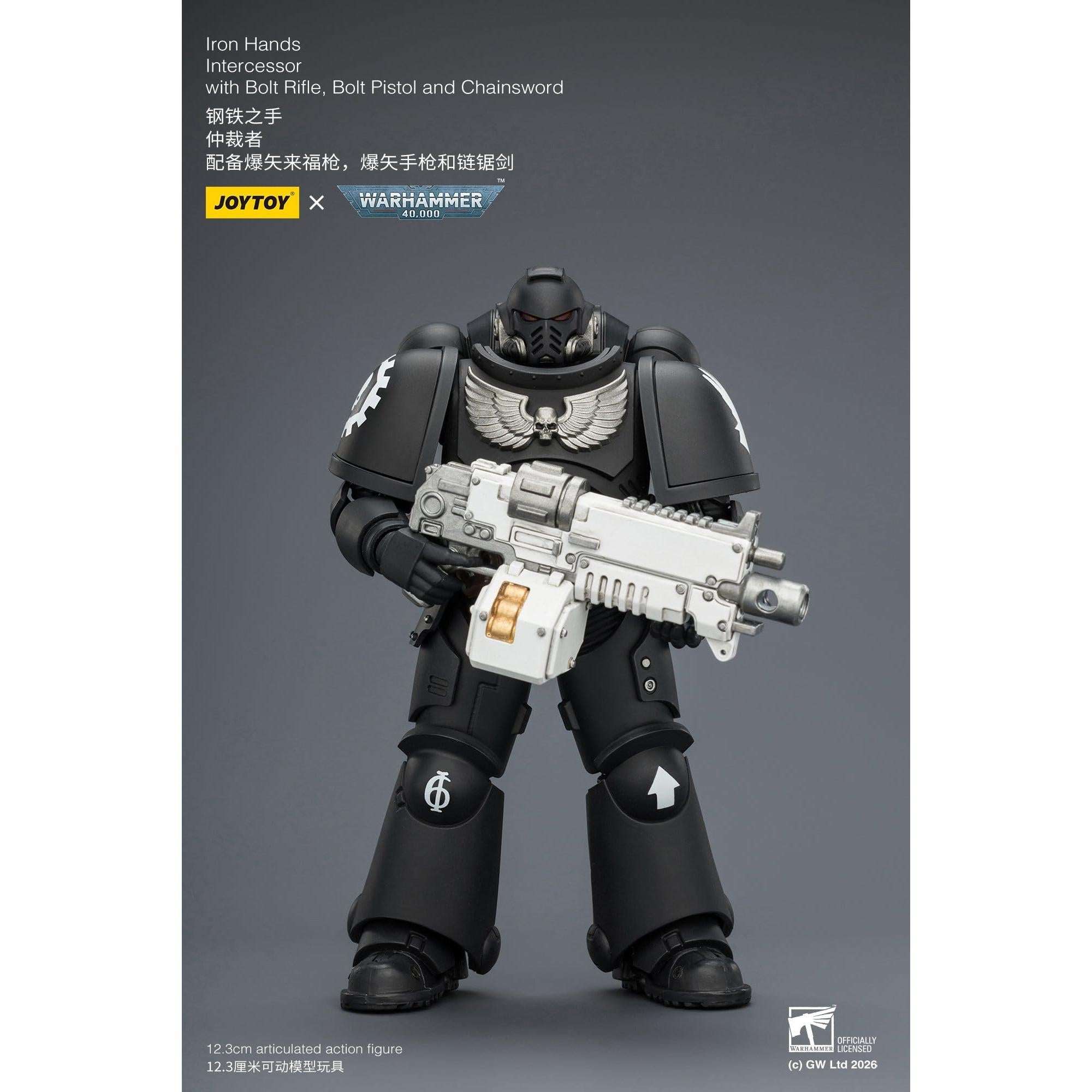 Warhammer 40k: Iron Hands Intercessor-Actionfiguren-JoyToy-Mighty Underground