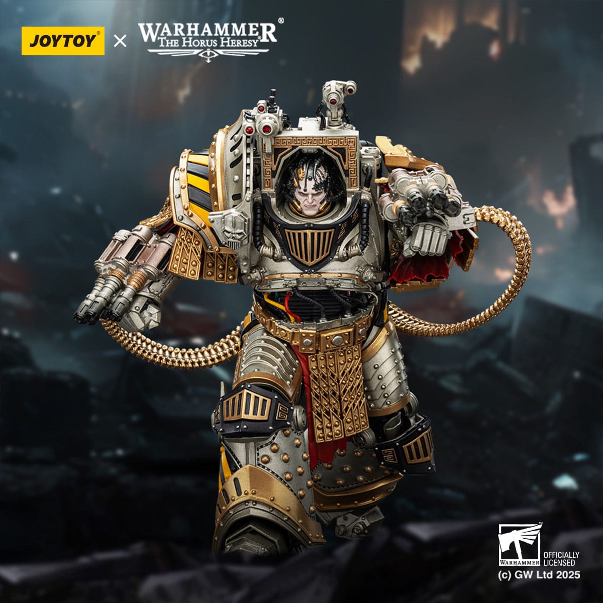 Warhammer 40k: Iron Warriors Perturabo Primarch of the lVth Legion (The Horus Heresy)-Actionfiguren-JoyToy-Mighty Underground
