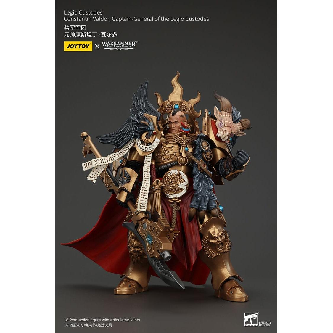 Warhammer 40k: Legio Custodes Constantin Valdor Captain-General of the Legio Custodes (The Horus Heresy)-Actionfiguren-JoyToy-Mighty Underground