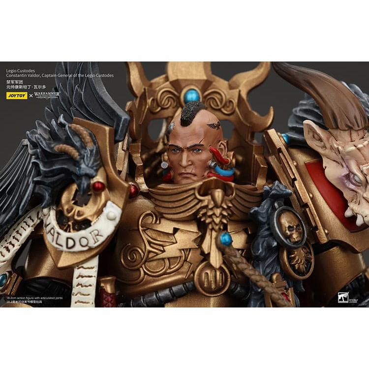 Warhammer 40k: Legio Custodes Constantin Valdor Captain-General of the Legio Custodes (The Horus Heresy)-Actionfiguren-JoyToy-Mighty Underground