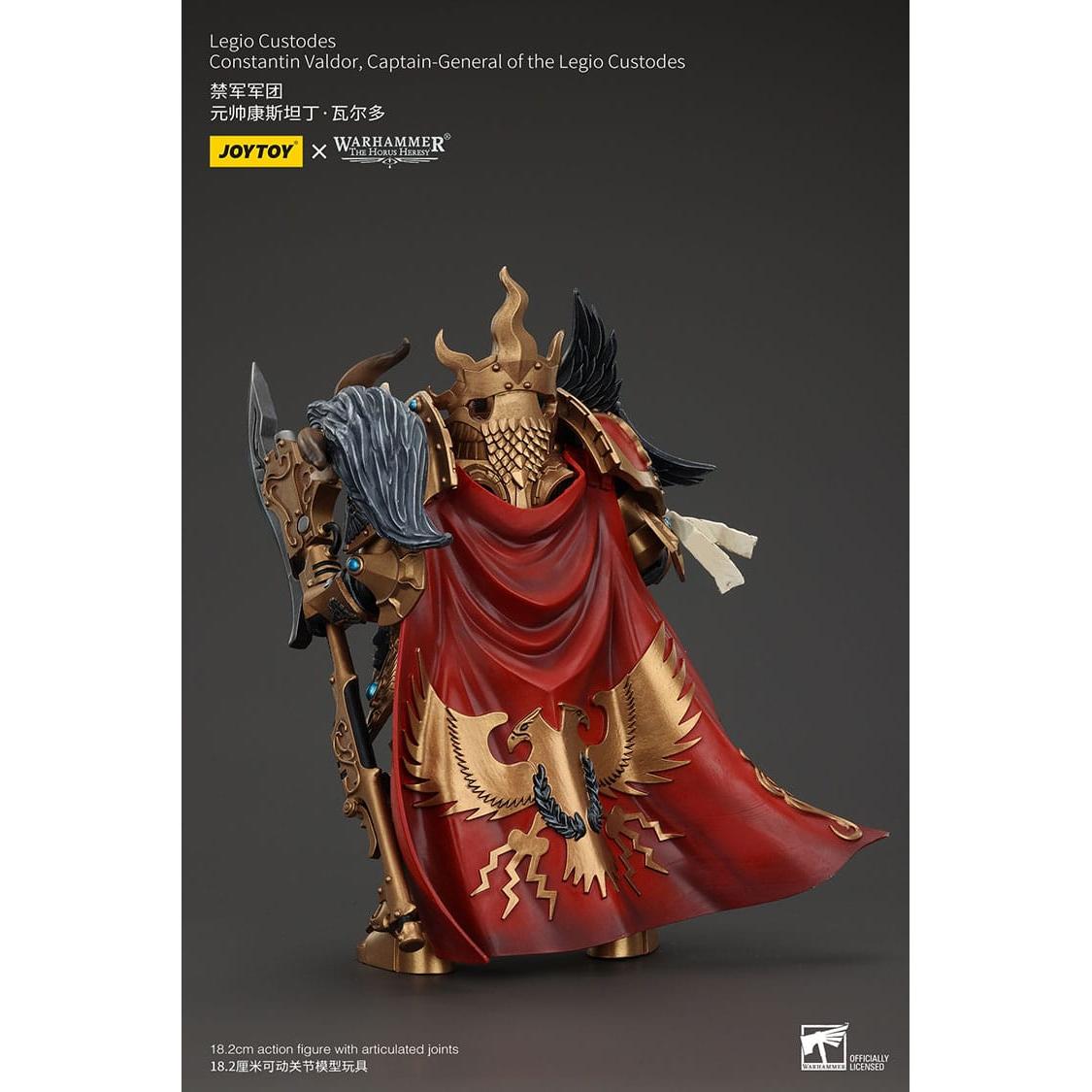 Warhammer 40k: Legio Custodes Constantin Valdor Captain-General of the Legio Custodes (The Horus Heresy)-Actionfiguren-JoyToy-Mighty Underground