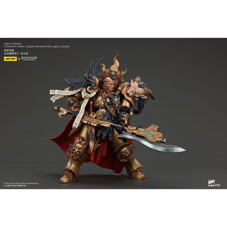 Warhammer 40k: Legio Custodes Constantin Valdor Captain-General of the Legio Custodes (The Horus Heresy)-Actionfiguren-JoyToy-Mighty Underground