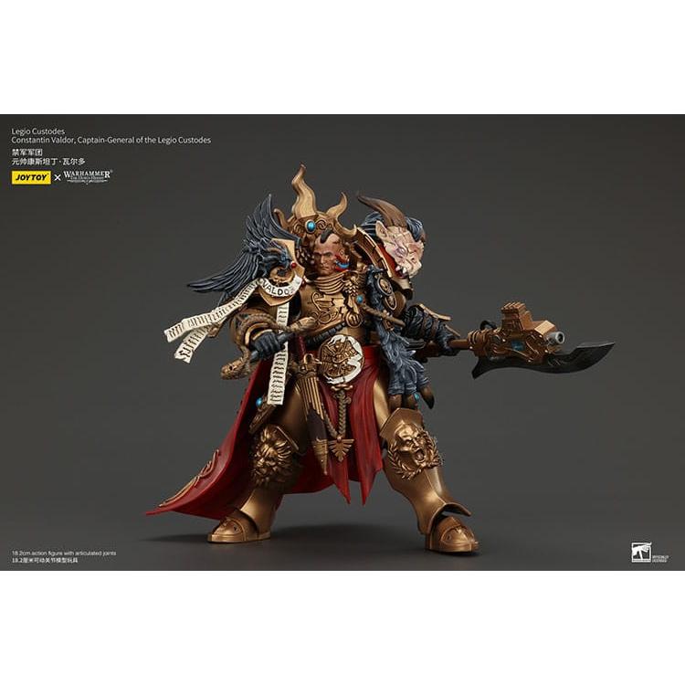 Warhammer 40k: Legio Custodes Constantin Valdor Captain-General of the Legio Custodes (The Horus Heresy)-Actionfiguren-JoyToy-Mighty Underground