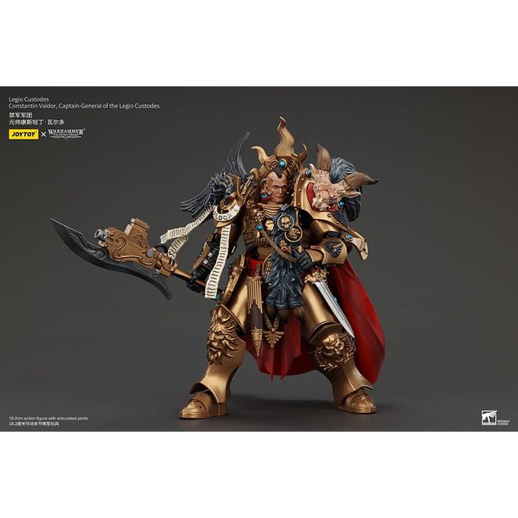 Warhammer 40k: Legio Custodes Constantin Valdor Captain-General of the Legio Custodes (The Horus Heresy)-Actionfiguren-JoyToy-Mighty Underground
